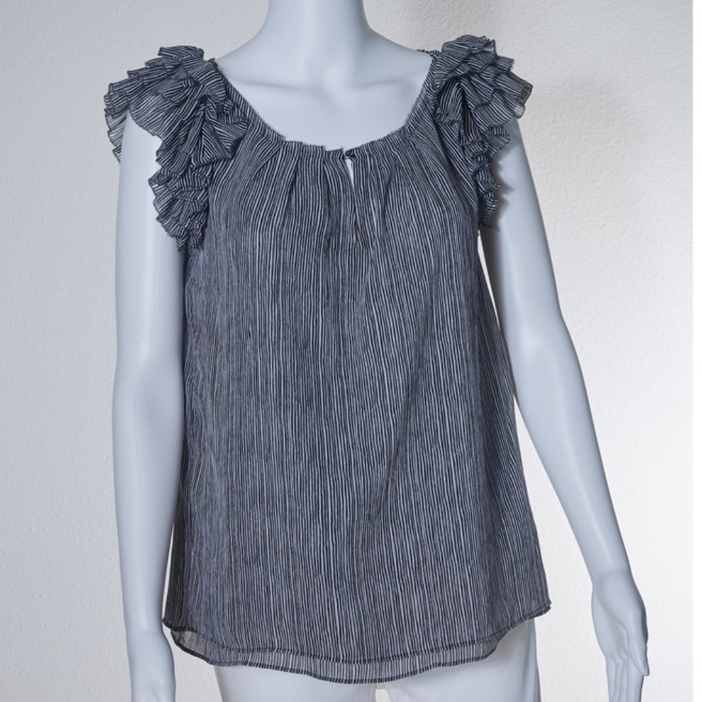 BANANA REPUBLIC: Flutter Sleeve Blouse